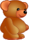 l'ours Miks dessiné avec Inkscape