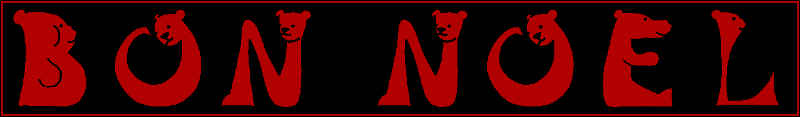 Bon noël nounours